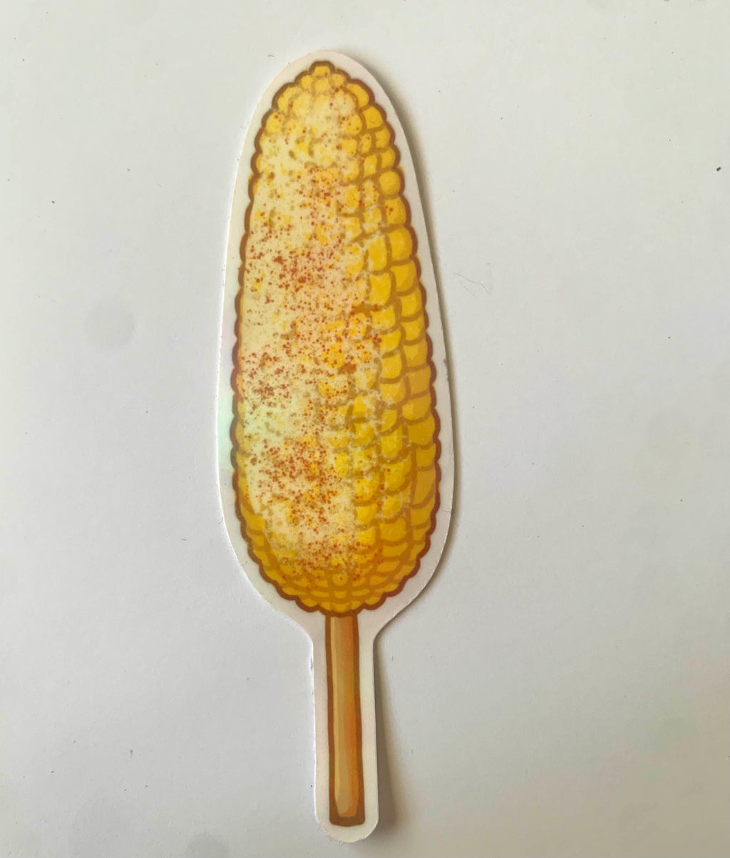 Elote Holographic Water-Resistant Sticker