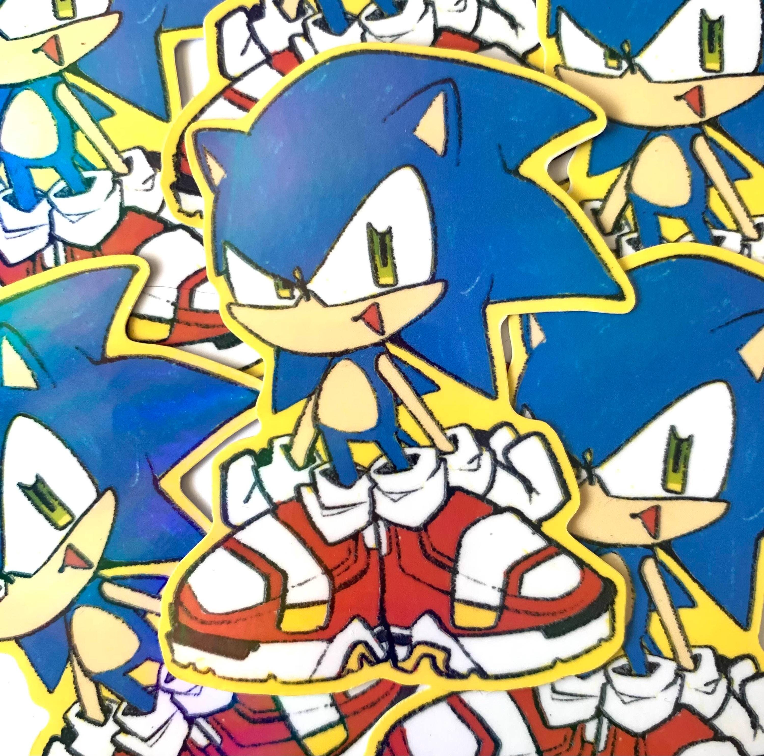 Sonic the Hedgehog Holographic Sticker