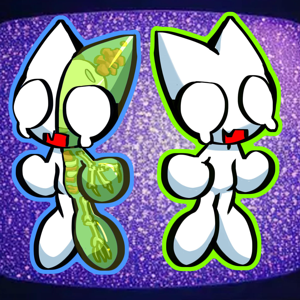 Femtanyl Holographic Water Resistent Vinyl Sticker 3" Inch