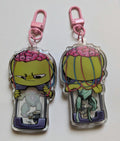Absolute Supervillian Brainiac Evil Shaker Chibi Acrylic Epoxy Keychain 3" Inch with Sticker