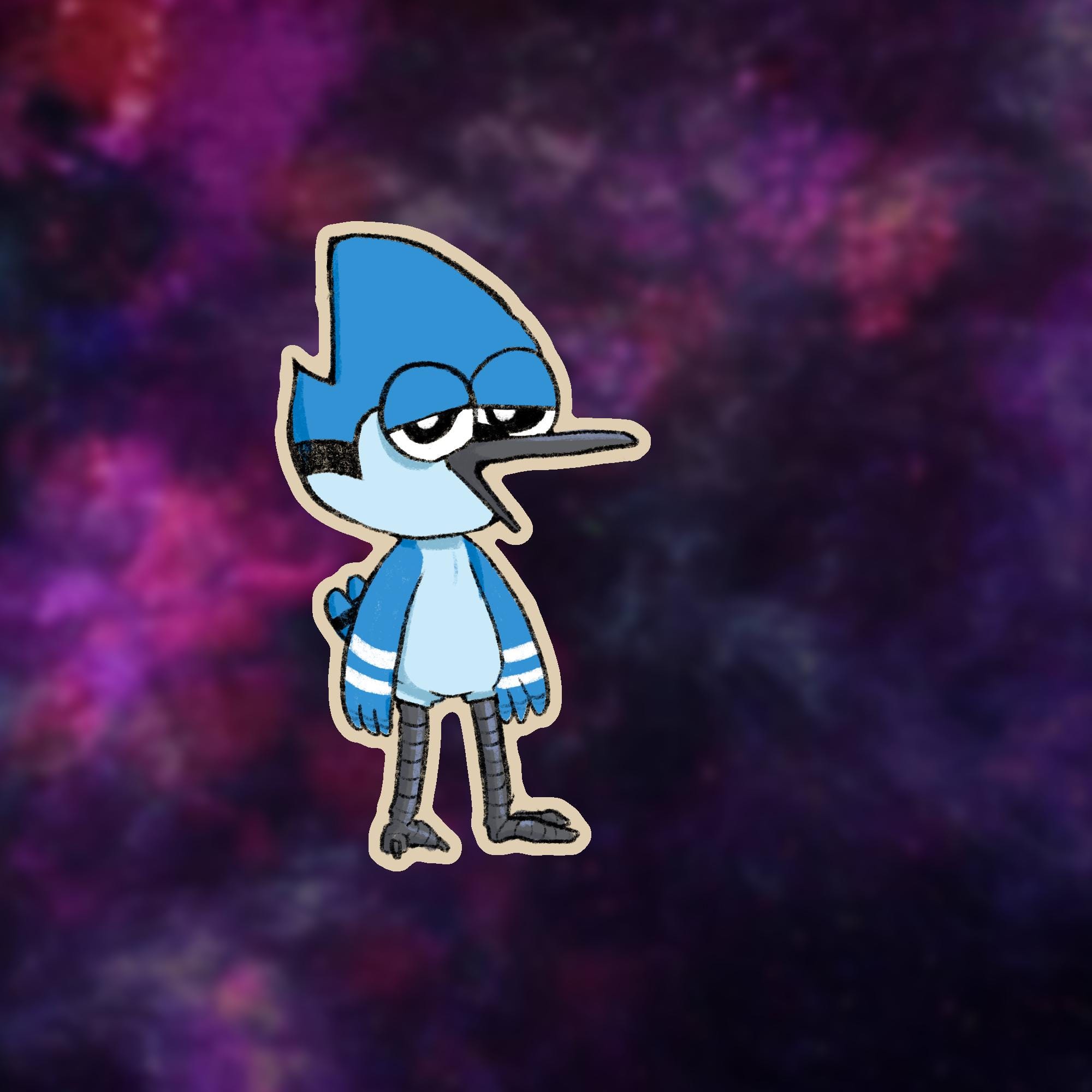 Regular Dudes Show Sticker Kawaii Cartoon