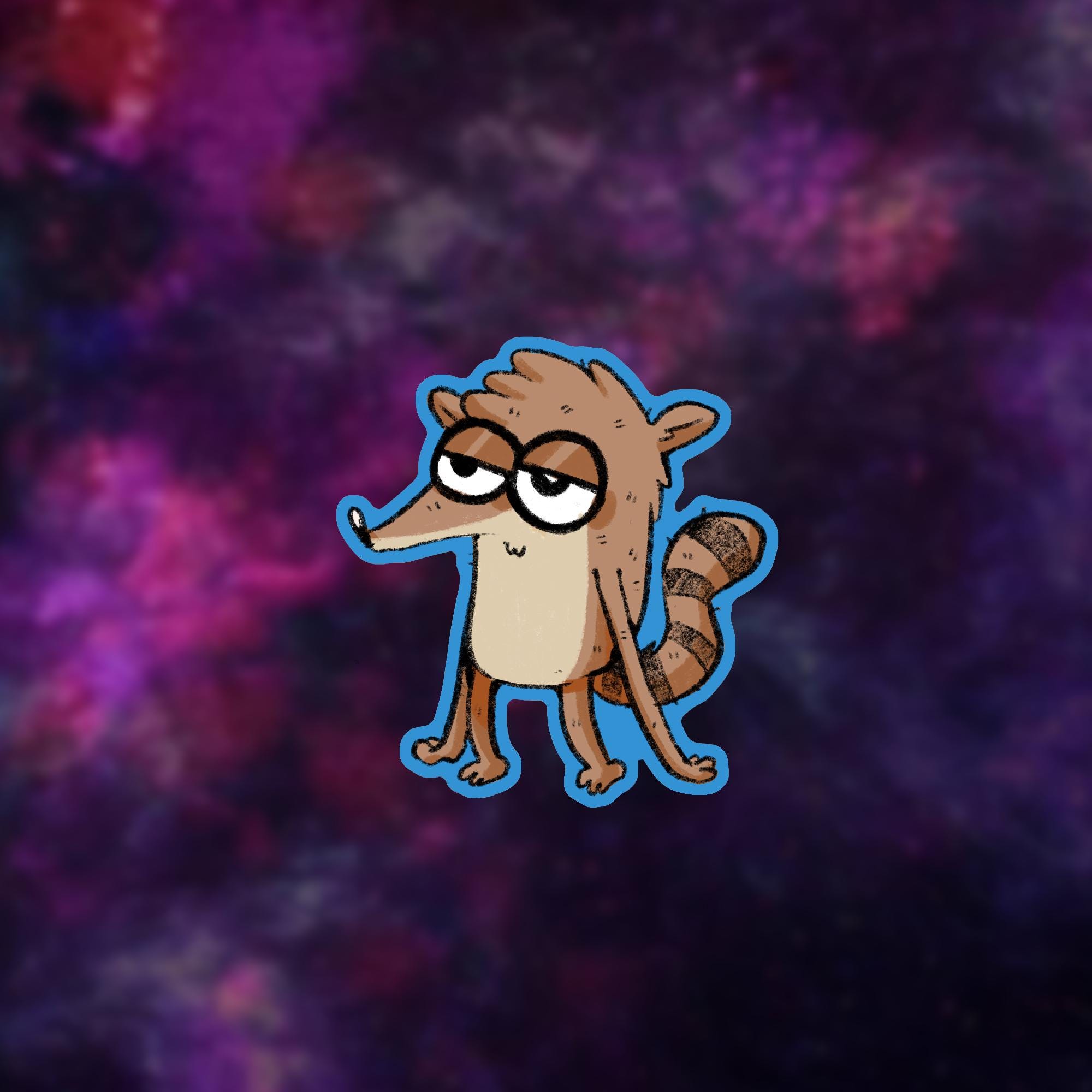 Regular Dudes Show Sticker Kawaii Cartoon