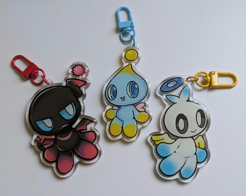 Chao Garden 3’ Acrylic  Keychains Sega Sonic the Hedgehog Adventure 2 Battle