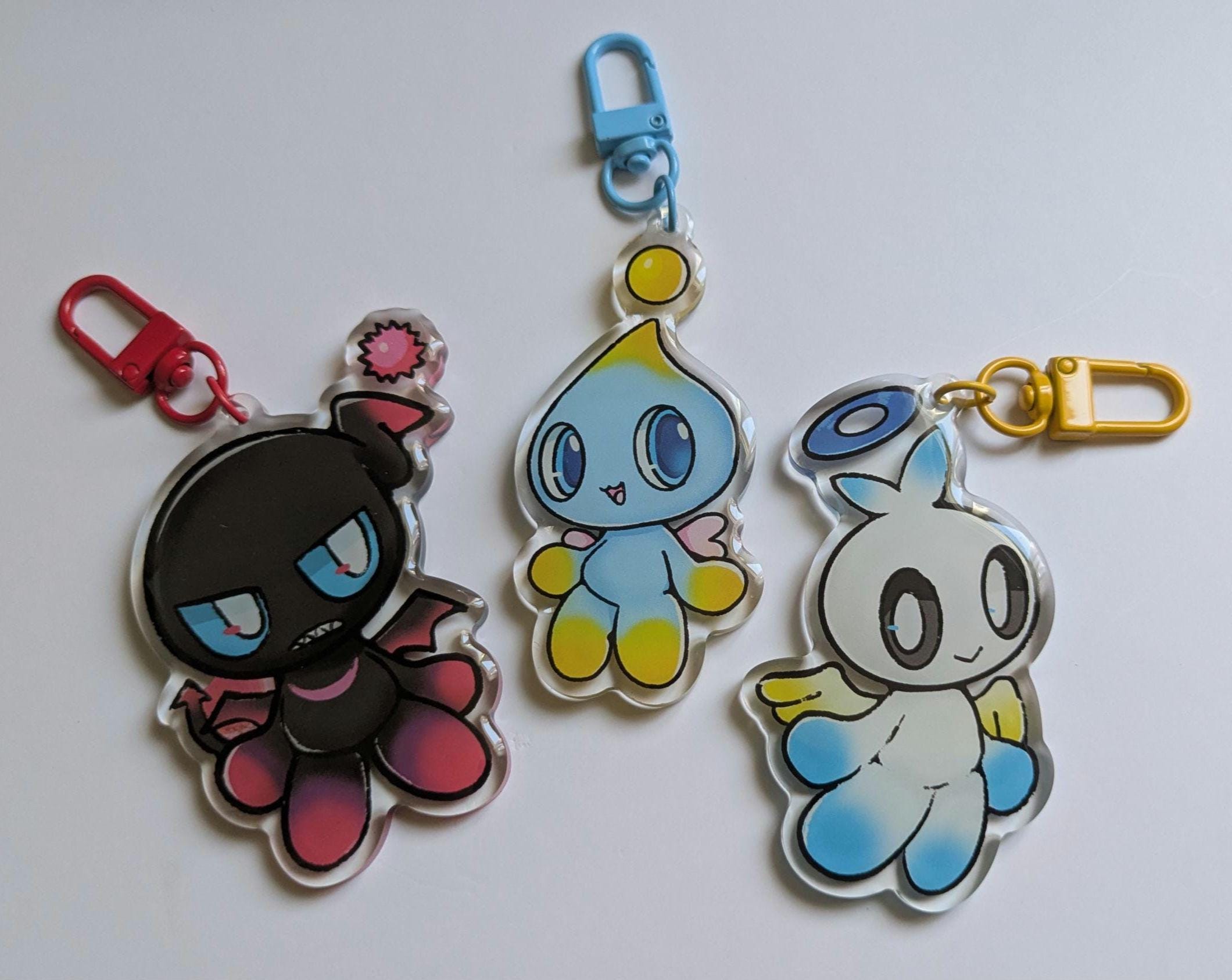 Chao Garden 3’ Acrylic  Keychains Sega Sonic the Hedgehog Adventure 2 Battle