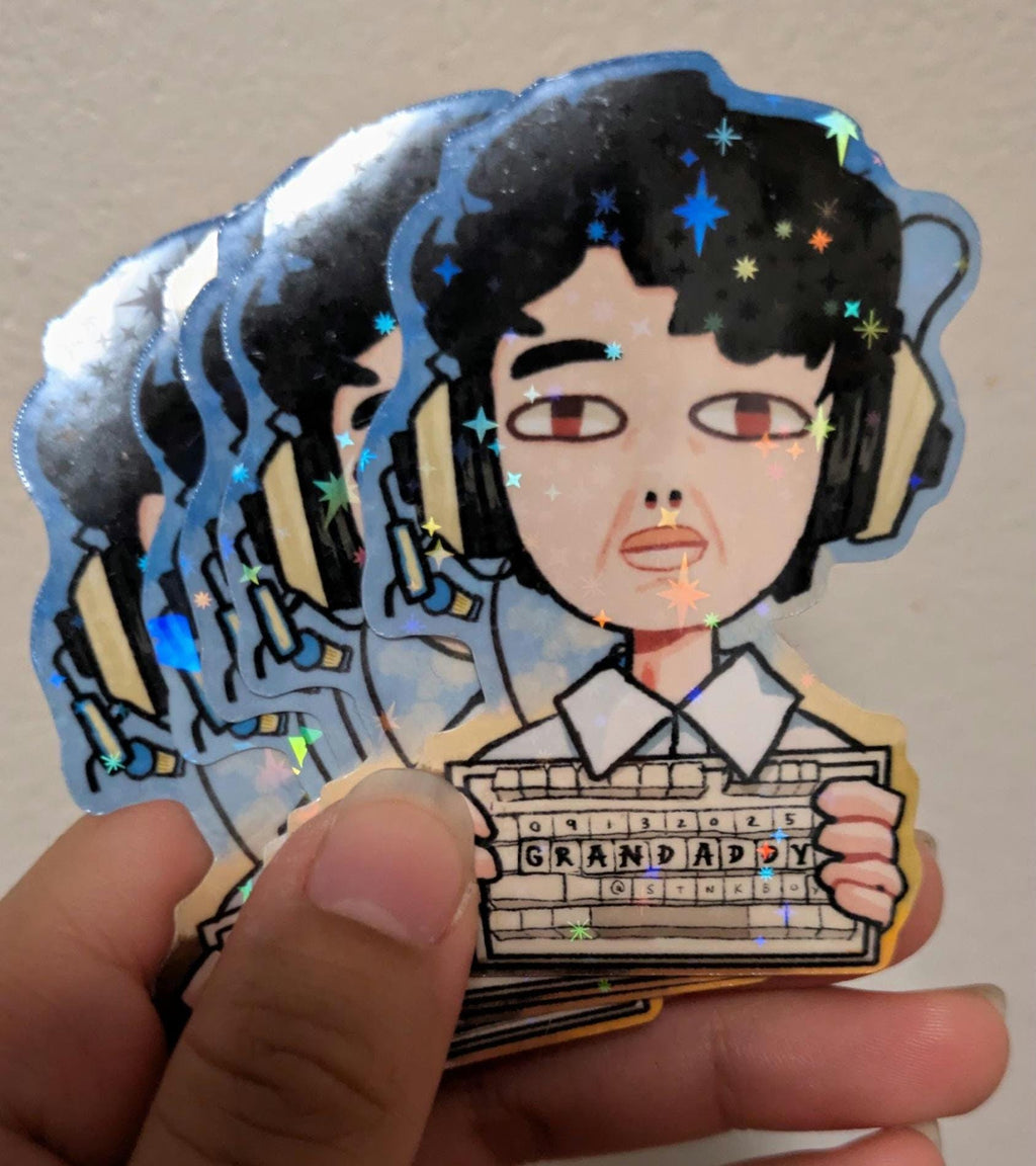 Grandaddy Unofficial Fan Merch Under The Western Freeway Sticker 3inches Water Resistant